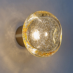 Бра с круглым плафоном из прозрачного стекла с пузырьками воздуха Effervia  варинант исполнения - 2 | Loft Concept в Ростове-на-Дону