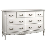 Комод белый из массива бука в стиле прованс White Provence варинант исполнения - 1 | Loft Concept в Ростове-на-Дону