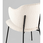 Стул Bellamy букле молочный варинант исполнения - 3 | Loft Concept в Ростове-на-Дону