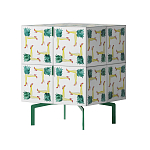 Тумба  с рисунком ShortT Pina Colada Green варинант исполнения - 2 | Loft Concept в Ростове-на-Дону