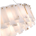 Люстра круглая декорированная натуральным камнем Stone Interior Accent варинант исполнения - 5 | Loft Concept в Ростове-на-Дону