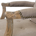 Кресло Aubrey Classical Armchair brown flax варинант исполнения - 4 | Loft Concept в Ростове-на-Дону