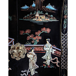 Шкаф черный в китайском стиле  Chinese Cabinet Black варинант исполнения - 2 | Loft Concept в Ростове-на-Дону