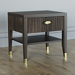 Прикроватная тумбочка с ящиком Elsa Dreams Walnut варинант исполнения - 1 | Loft Concept в Ростове-на-Дону