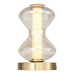 Настольная лампа светодиодная с волнообразным стеклянным плафоном Amphora of Light варинант исполнения - 3 | Loft Concept в Ростове-на-Дону