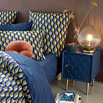 Тумба с одной дверцей Scale Ornament Blue Nightstand варинант исполнения - 5 | Loft Concept в Ростове-на-Дону