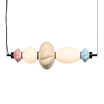 Подвесной светильник фигруный с керамическими элементами 18W LED Fragrant Light варинант исполнения - 2 | Loft Concept в Ростове-на-Дону