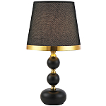 Настольная лампа с абажуром Altera Lampshade Black Gold Table Lamp варинант исполнения - 1 | Loft Concept в Ростове-на-Дону