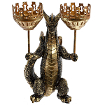 Подсвечник в виде дракона Dragon with Two Candlesticks варинант исполнения - 9 | Loft Concept в Ростове-на-Дону