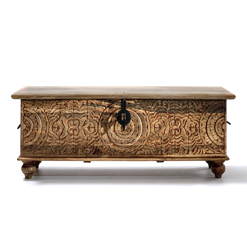 Сундук из массива манго Натуральный цвет Коричневый в Ростове-на-Дону | Loft Concept 