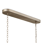 Люстра овальной формы с фактурным серебряным каркасом и тканевым абажуром Silver Honeycomb варинант исполнения - 4 | Loft Concept в Ростове-на-Дону