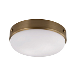 Потолочный светильник круглой формы с белым выпуклым матовым плафоном Feiss варинант исполнения - 1 | Loft Concept в Ростове-на-Дону