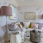 Обои ручная роспись Bamboo Special Colourway on Natural Mica metallic silk варинант исполнения - 1 | Loft Concept в Ростове-на-Дону