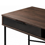 Стол рабочий в стиле лофт с ящиком и нишей для хранения Urban Style Space 2 варинант исполнения - 3 | Loft Concept в Ростове-на-Дону