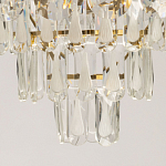 Люстра многоярусная с овальными прозрачными подвесками 36 см Harmonica варинант исполнения - 10 | Loft Concept в Ростове-на-Дону