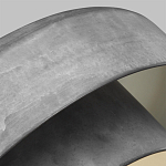 Подвесной светильник с массивным круглым стальным плафоном серого цвета в индустриальном стиле на цепи Feiss варинант исполнения - 3 | Loft Concept в Ростове-на-Дону