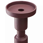 Подсвечник фигурный сливовый Bright Accent 35 см варинант исполнения - 2 | Loft Concept в Ростове-на-Дону