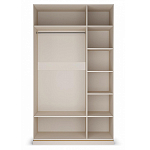 Шкаф трёхдверный с 2-мя зеркальными дверками Satin Furniture варинант исполнения - 2 | Loft Concept в Ростове-на-Дону