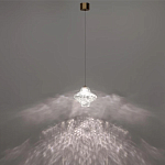 Подвесной светильник с плафоном из фактурного прозрачного стекла Light Ensemble варинант исполнения - 4 | Loft Concept в Ростове-на-Дону