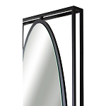 Зеркало овальное в металлической оправе в стиле лофт Urban Style Space варинант исполнения - 3 | Loft Concept в Ростове-на-Дону