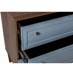 Комод серый из массива бука с 3-мя ящиками Wenge Light варинант исполнения - 3 | Loft Concept в Ростове-на-Дону