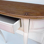 Деревянная консоль с ящиком в стиле прованс Montmartre Provence Connsole Table варинант исполнения - 3 | Loft Concept в Ростове-на-Дону