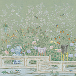 Обои ручная роспись Temple Newsam Mercury Grey варинант исполнения - 1 | Loft Concept в Ростове-на-Дону