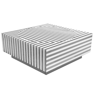 Большой журнальный Стол с инкрустацией Mandika Bone Inlay Coffee Table