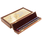 Нарды с гравюрой из натурального камня лазурит Backgammon from Stone варинант исполнения - 3 | Loft Concept в Ростове-на-Дону