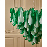 Люстра из стеклянных зеленых лепестков Petalled Illuminator варинант исполнения - 5 | Loft Concept в Ростове-на-Дону