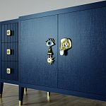 Большой Комод-буфет Elsa Dreams Blue с ящиками варинант исполнения - 2 | Loft Concept в Ростове-на-Дону