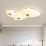 Потолочный светильник с тремя овальными матовыми плафонами TRIDalmen варинант исполнения - 1 | Loft Concept в Ростове-на-Дону