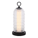 Настольная лампа с прозрачным факутрным стеклянным плафоном Sonora варинант исполнения - 1 | Loft Concept в Ростове-на-Дону