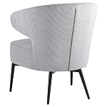 Современное мягкое кресло на металлических ножках Rakush Grey варинант исполнения - 4 | Loft Concept в Ростове-на-Дону