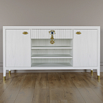 Комод-буфет Elsa Dreams White с открытыми полками   варинант исполнения - 4 | Loft Concept в Ростове-на-Дону