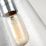 Бра с плафоном в форме колокола из прозрачного стекла с пузырьками Feiss варинант исполнения - 5 | Loft Concept в Ростове-на-Дону