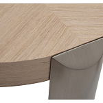 Столик журнальный круглый со светлым шпоном Light Veneer Table варинант исполнения - 2 | Loft Concept в Ростове-на-Дону