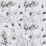 Плитка с узором Граффити 3 варинант исполнения - 1 | Loft Concept в Ростове-на-Дону