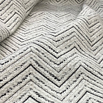 Мебельная ткань Шенилл черно-белый принт 145 см T3-38 варинант исполнения - 1 | Loft Concept в Ростове-на-Дону