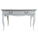 Консоль белого цвета из массива бука в стиле прованс White Provence варинант исполнения - 2 | Loft Concept в Ростове-на-Дону