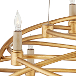 Люстра золотая в форме спирали Fancy Pattern варинант исполнения - 1 | Loft Concept в Ростове-на-Дону