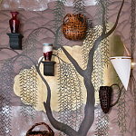 Обои ручная роспись Willow & Waves Original colourway on Edo painted Xuan paper with antiquing варинант исполнения - 1 | Loft Concept в Ростове-на-Дону