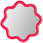 Настенное зеркало с волнистой рамой Mune Mirror Red варинант исполнения - 1 | Loft Concept в Ростове-на-Дону