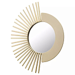 Зеркало-солнце круглое с золотистыми лучами SunMoon  варинант исполнения - 1 | Loft Concept в Ростове-на-Дону