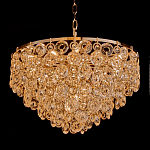 Люстра каскадная с подвесками в форме колец Galaxy of Light варинант исполнения - 1 | Loft Concept в Ростове-на-Дону