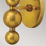 Бра с белым матовым стеклянным плафоном и тремя декоративными шарами Hinkley варинант исполнения - 8 | Loft Concept в Ростове-на-Дону