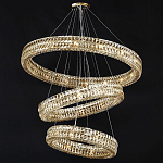 Хрустальная Люстра Элизабет из трех колец Золото  варинант исполнения - 1 | Loft Concept в Ростове-на-Дону