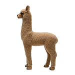Декоративная статуя с мягкой шерстью Brown Alpaca варинант исполнения - 2 | Loft Concept в Ростове-на-Дону