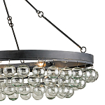 Люстра большая овальная с подвесными стеклянными элементами Impressive Profile варинант исполнения - 1 | Loft Concept в Ростове-на-Дону