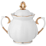 Чайный сервиз из фарфора со стразами на 6 персон 15 предметов Shine Porcelain варинант исполнения - 2 | Loft Concept в Ростове-на-Дону